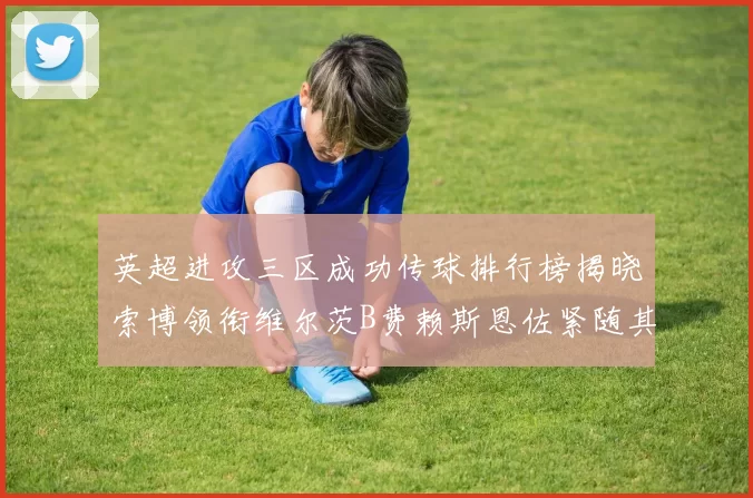 英超进攻三区成功传球排行榜揭晓索博领衔维尔茨B费赖斯恩佐紧随其后